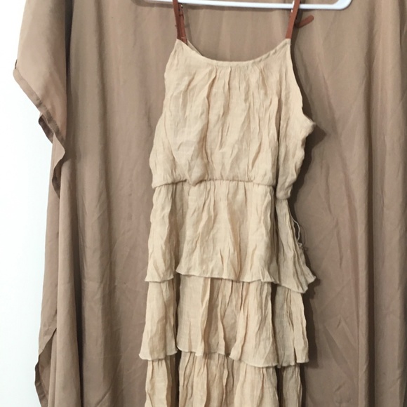 Volume One SZ M Ruffle Western Faux Leather Straps - Picture 5 of 5